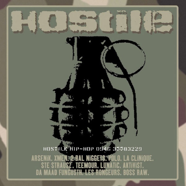 Fichier:Various Artists - 1996 - Hostile Hip-Hop.jpg